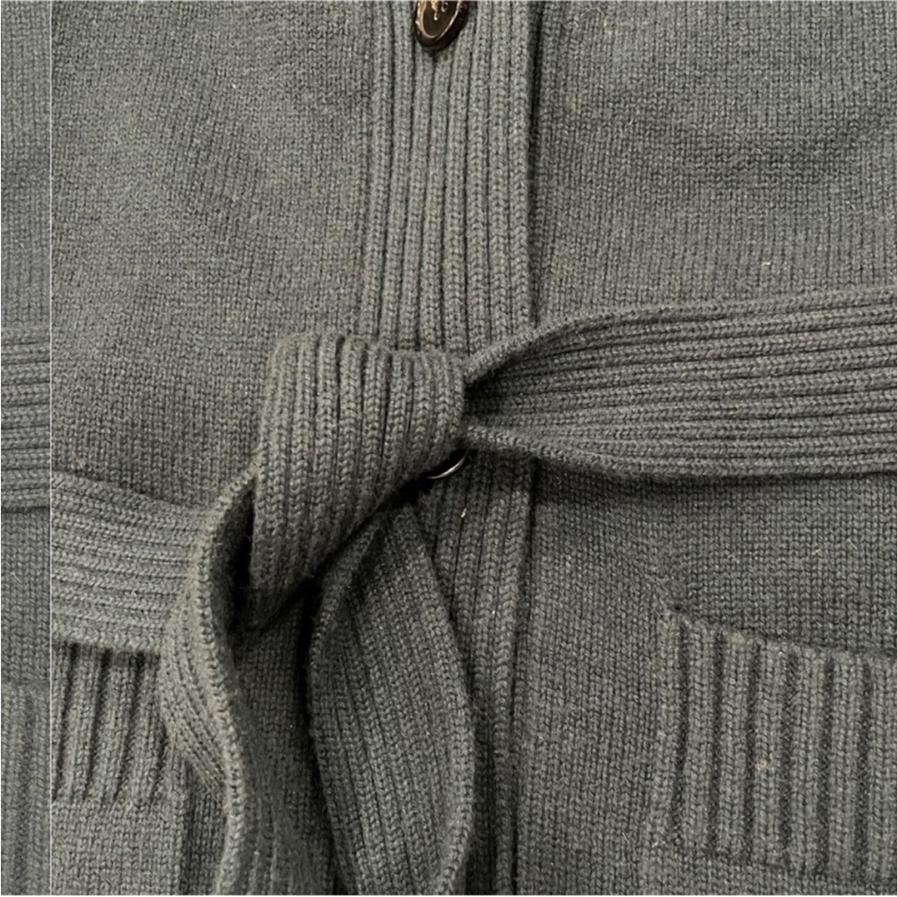 CO Wool and Cashmere Tie Waist Button Down Cardigan Sweater XS - Picture 6 of 11